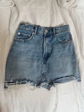 Zara Denim mini skirt